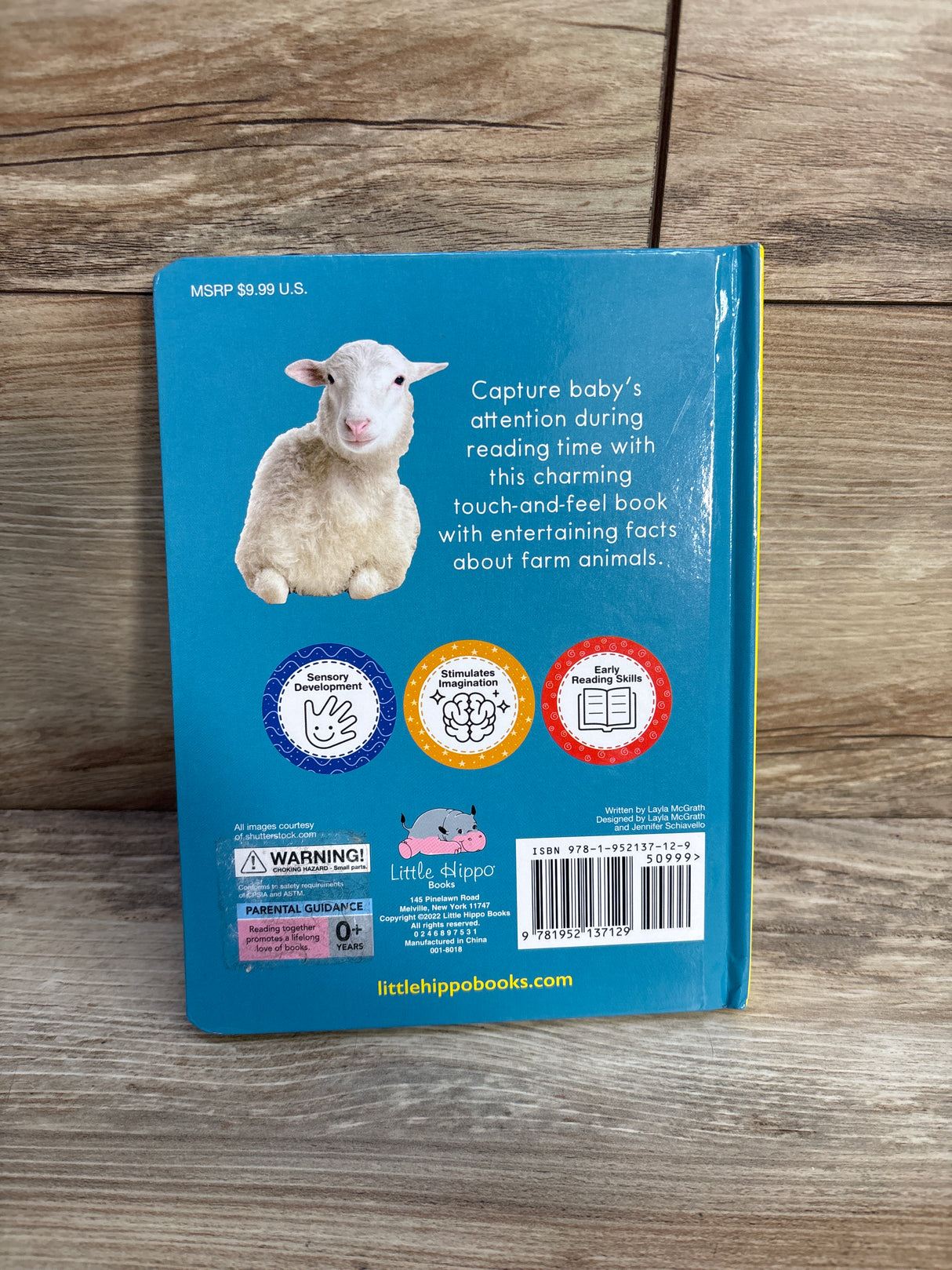 Touch and Feel Farm Animals Board Book