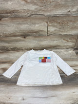 Zara Creativity Everywhere Shirt Ivory sz 4-5T