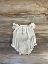 Just One You Embroidered Bubble Romper Ivory sz Newborn