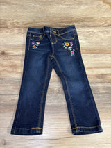 Jumping Beans Embroidered Jeans Blue sz 2T