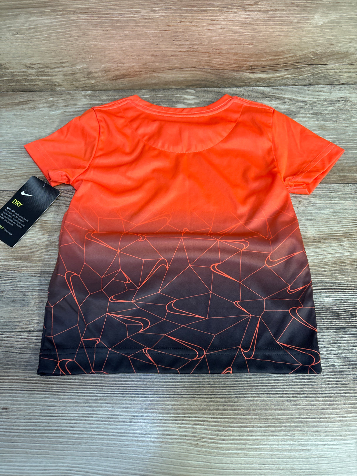 NEW Nike Dri-Fit Logo Shirt Orange sz 3T