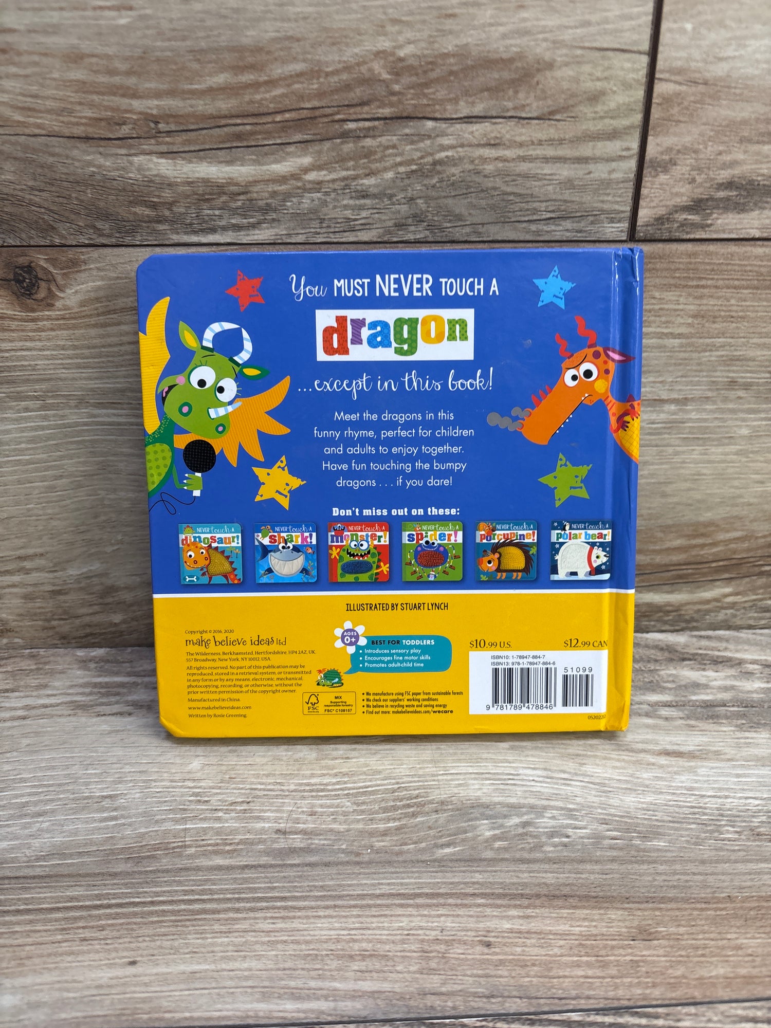 Never Touch A Dragon Board Book