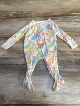 Members Mark Fruit Print Sleeper Cream sz 3m
