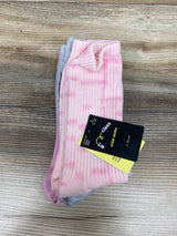 NEW Art Class 3pk Crew Socks Pink sz Large 3-10