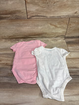 Disney Baby 2pk Princess Bodysuits Pink sz 6/9m