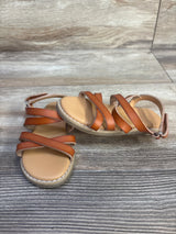 Cat & Jack Strappy Sandals Brown sz 6c