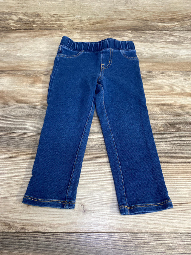 Cat & Jack Pull On Jeggings Blue sz 2T - Me n Mommy To Be