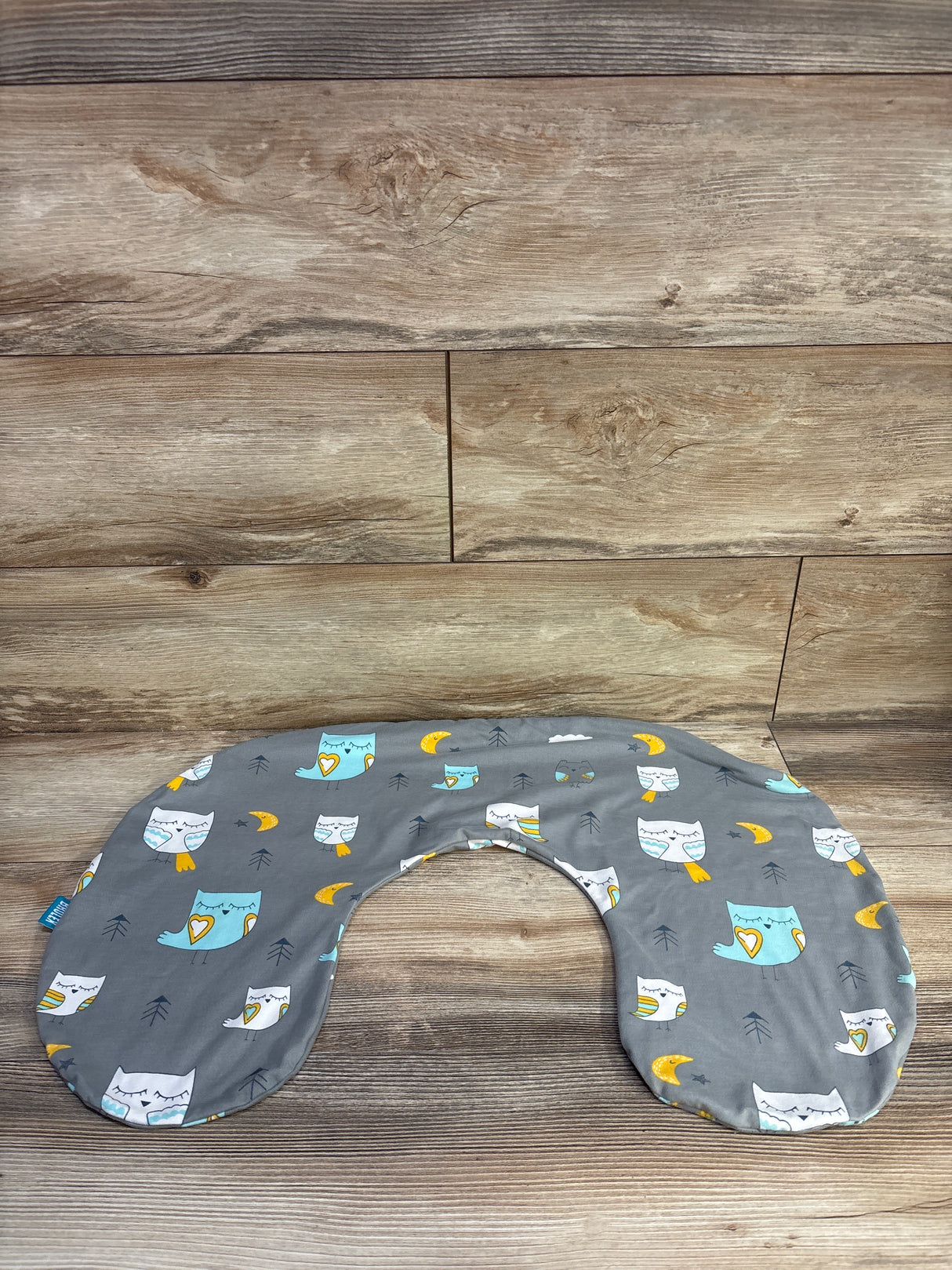 BROLEX Nursing Pillow Cover - Grey Owl Print
