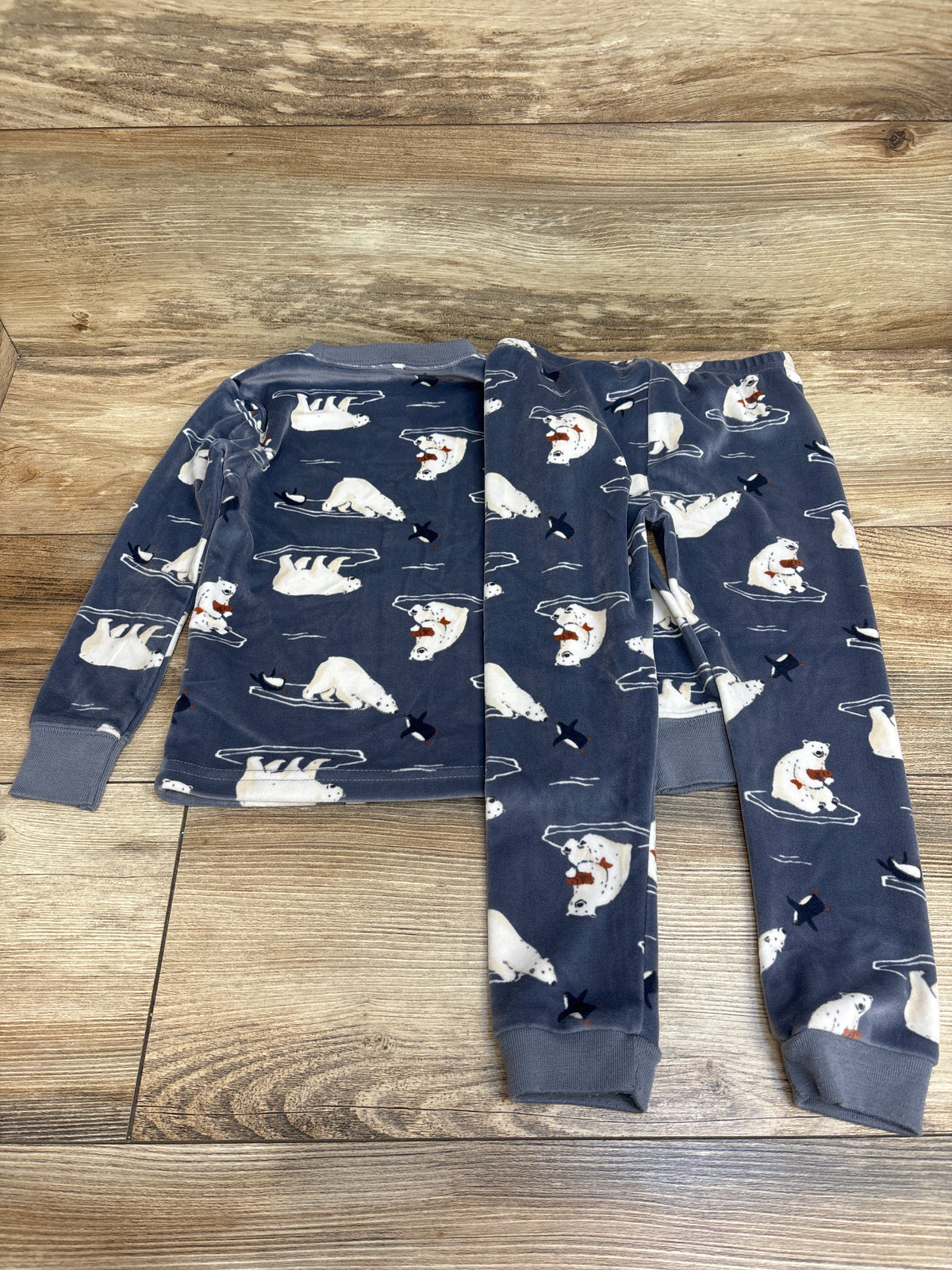 Child of Mine 2pc Velour Pajama Set Grey sz 3T
