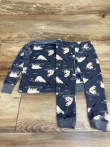 Child of Mine 2pc Velour Pajama Set Grey sz 3T