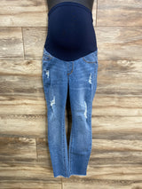 SONG Maternity Full Panel Jeans Blue sz Small