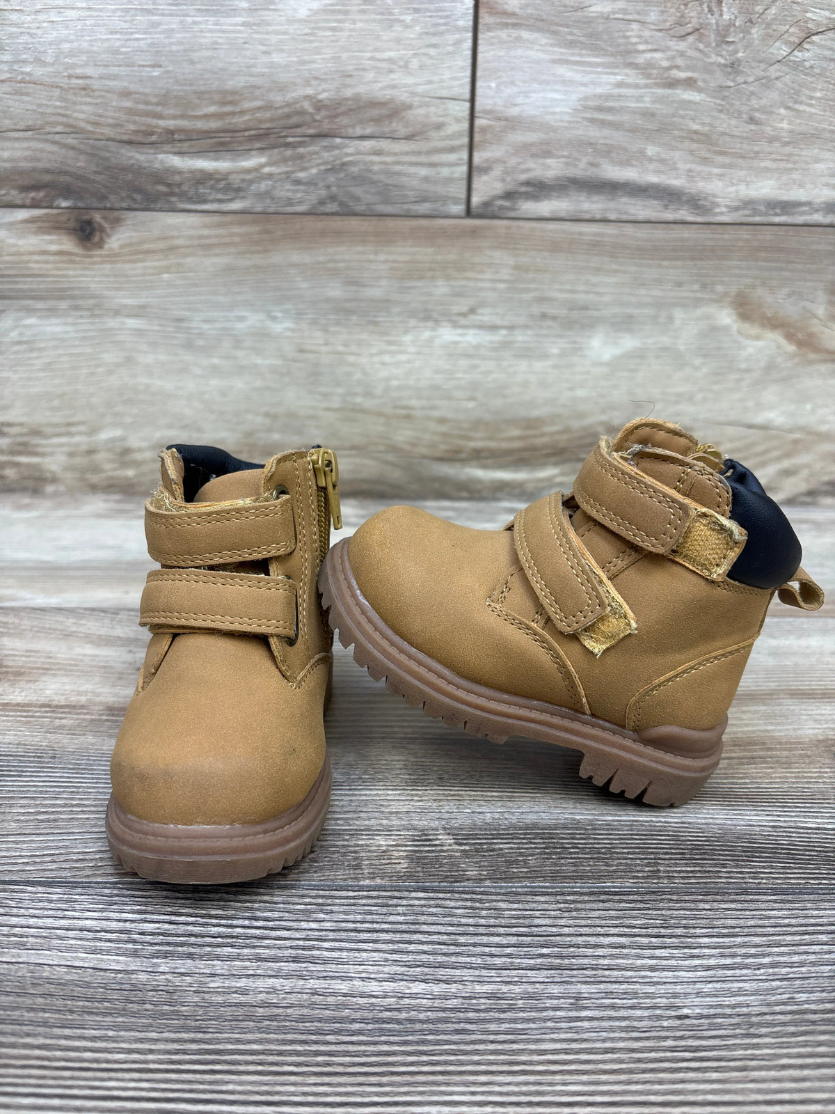 Wonder Nation Tucker Boots Brown sz 4c