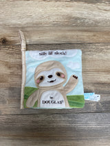 Douglas Baby Silly Lil Sloth Soft Plush Activity Book By Douglas