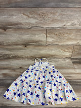 Cat & Jack Star Print Dress White sz 4T