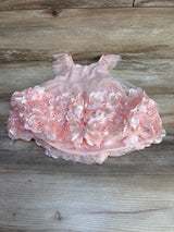 Nannette Baby Smocked Rosette Dress Pink sz 18m - Me n Mommy To Be