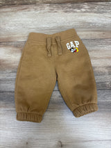 Baby Gap x Disney Mickey Mouse Drawstring Joggers Brown sz 0-3m