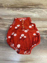 Cat & Jack Floral Henley Romper sz 3-6m - Me n Mommy To Be