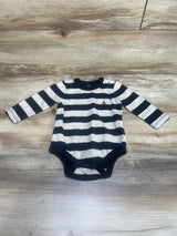 Baby Gap Striped Bodysuit Black sz 6-12m