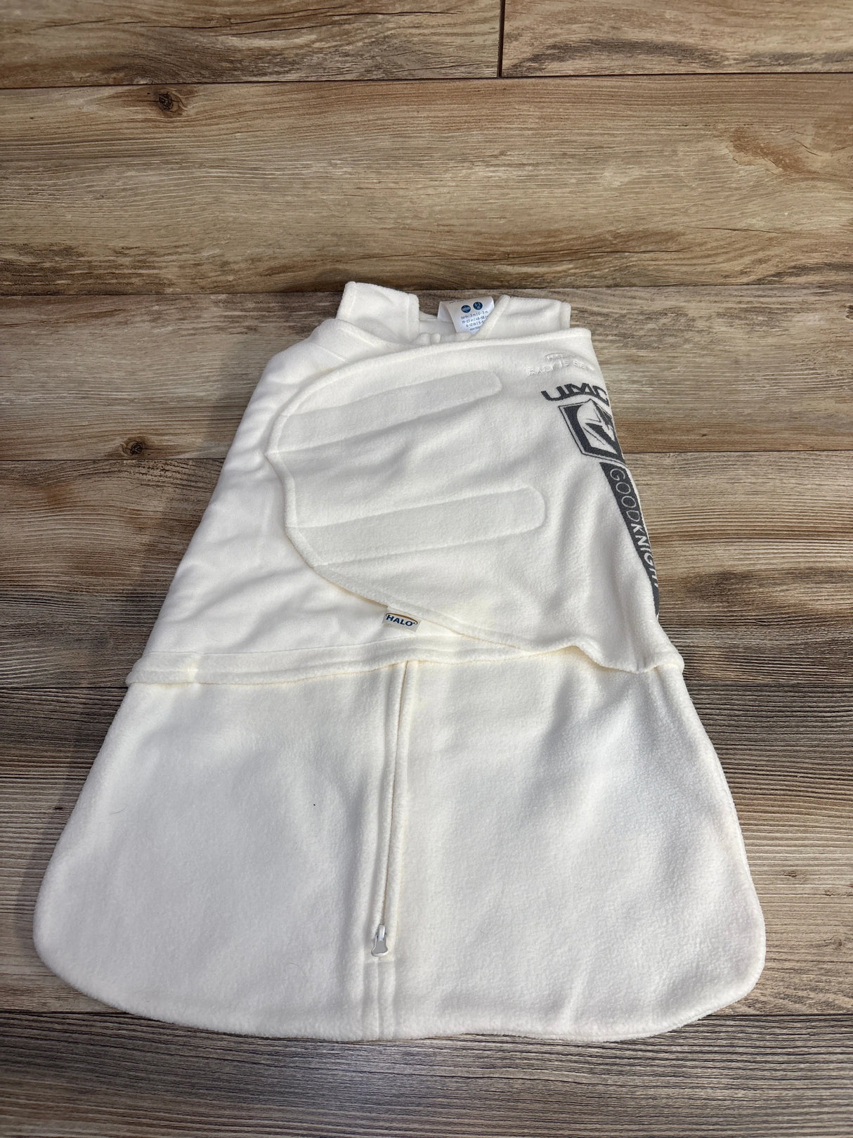 Halo Golden Knights Fleece SleepSack Swaddle White sz 0-3m - Me n Mommy To Be