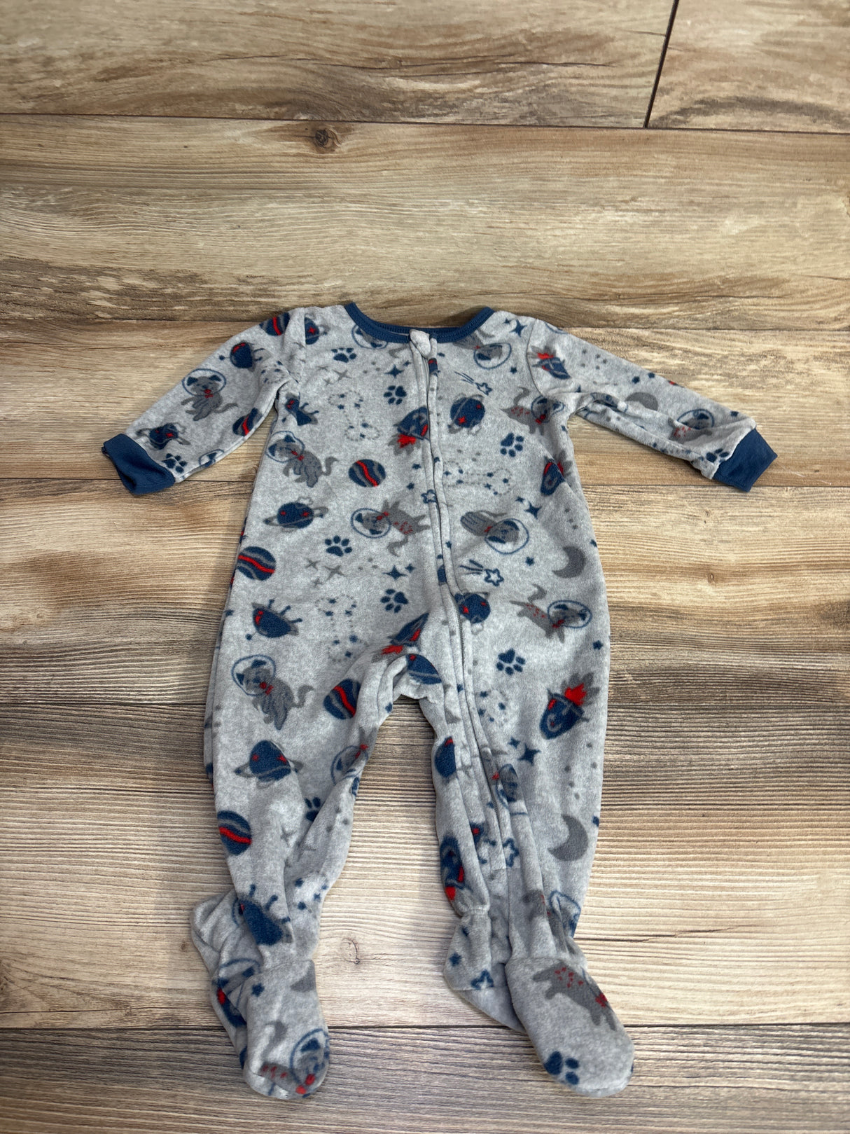 Kids Headquarters Space Dog Blanket Sleeper Grey sz 9m