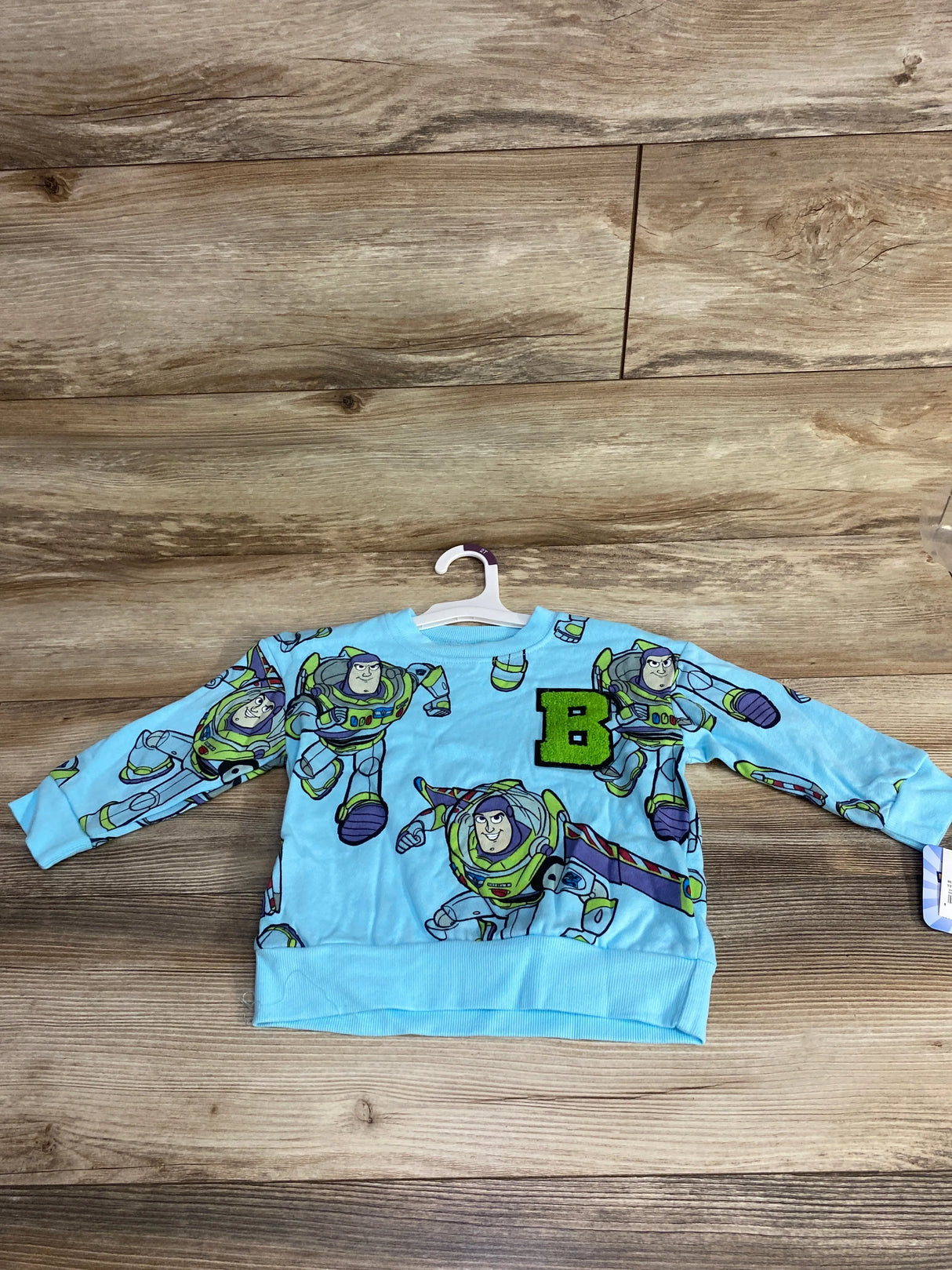 NEW Disney Toy Story Buzz Lightyear Sweatshirt Blue sz 2T