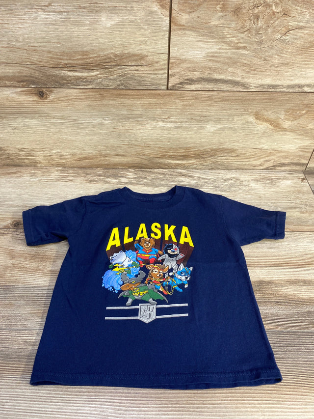 Alaska Graphic T-Shirt Navy sz 2T - Me n Mommy To Be