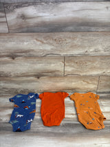 Carter's 3pk Bodysuits Orange sz 9m