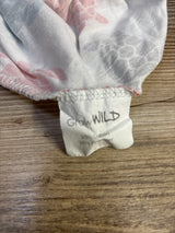 Grow Wild Fitted Crib Mattress Sheet, White Turtle Print