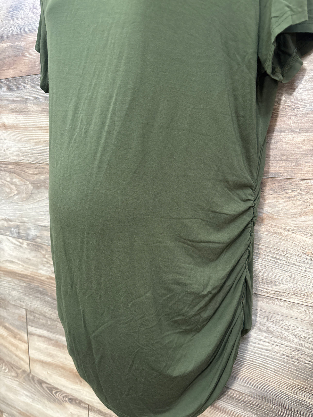 Smallshow Ruched Shirt Green sz XXL