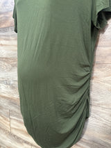 Smallshow Ruched Shirt Green sz XXL