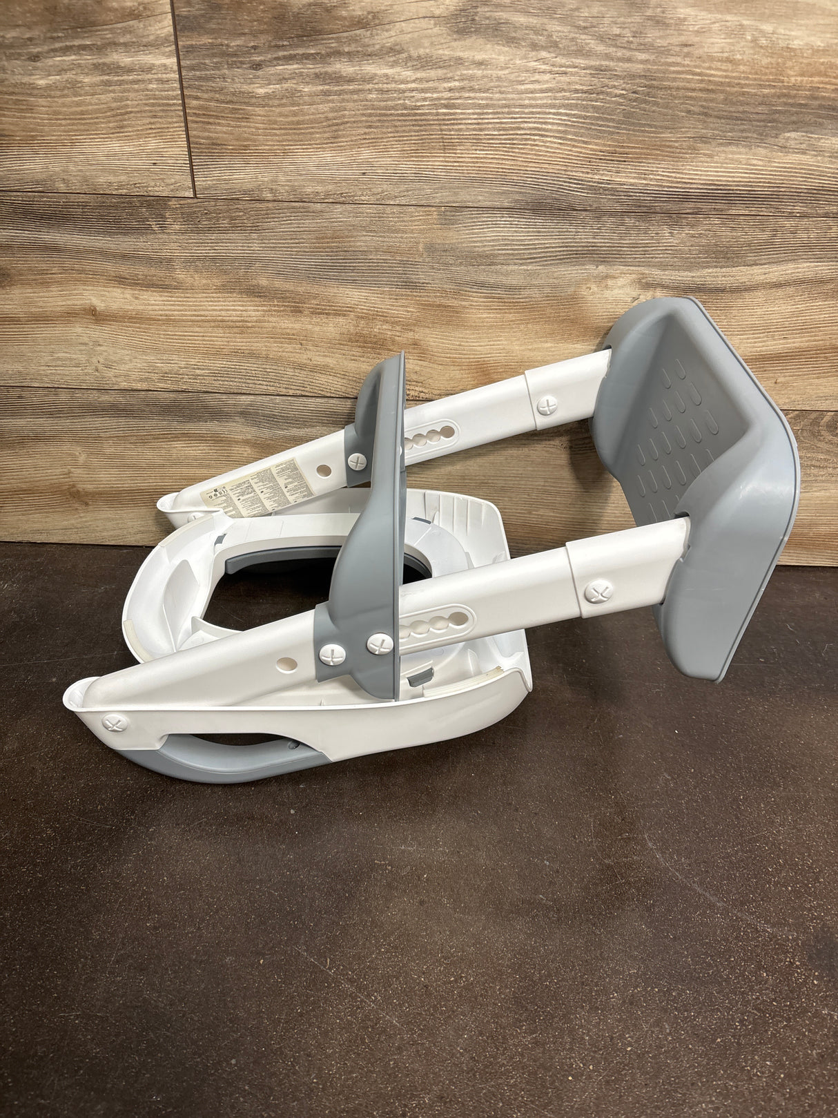 ThinkMax Potty Training Step Stool Ladder Grey/White