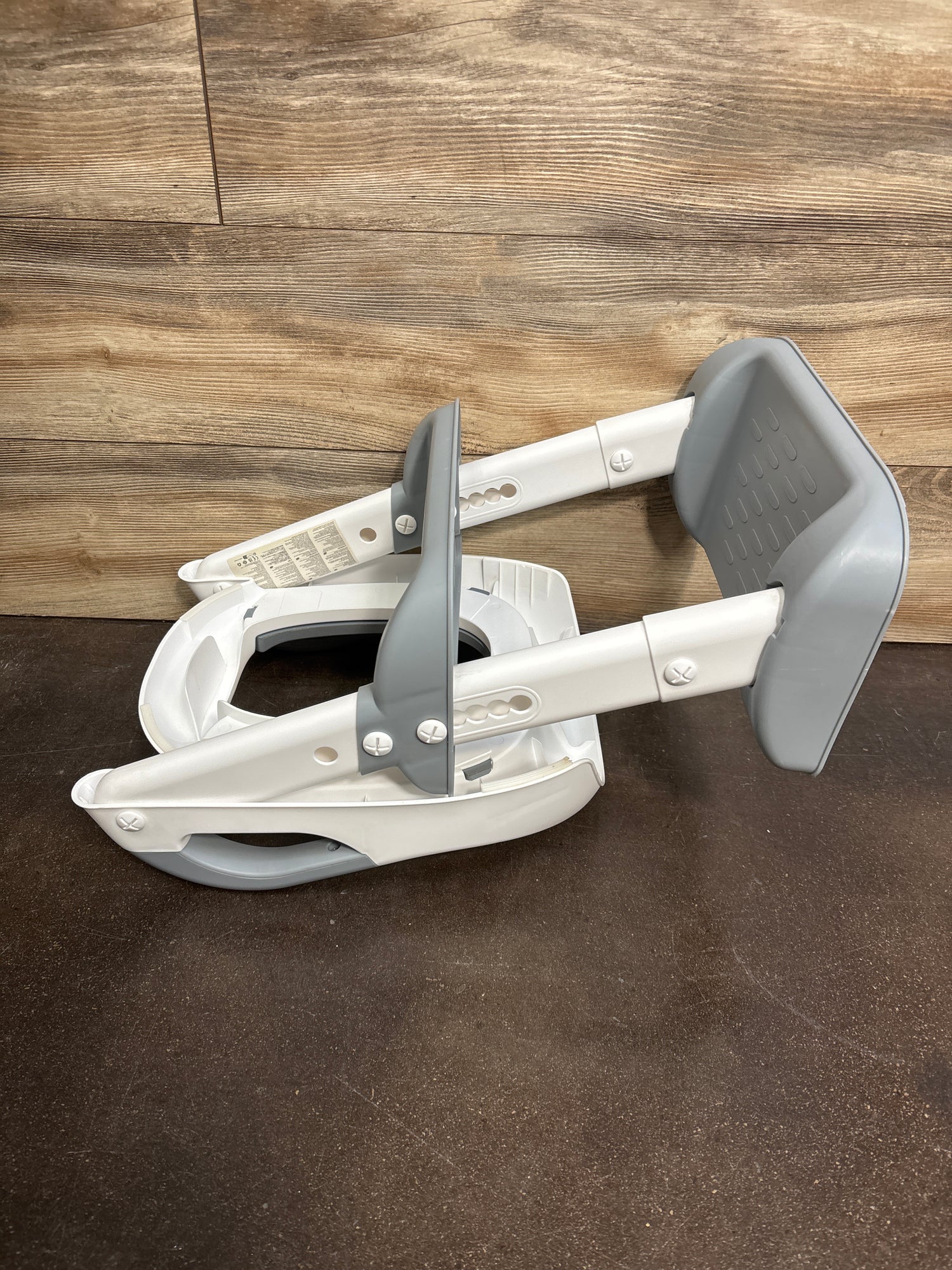 ThinkMax Potty Training Step Stool Ladder Grey/White