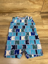 Nike Flutter Sleeve Romper Blue sz 6m
