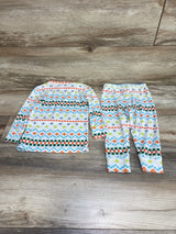 Cat & Jack 2pc Fair Isle Pajama Set White sz 18m