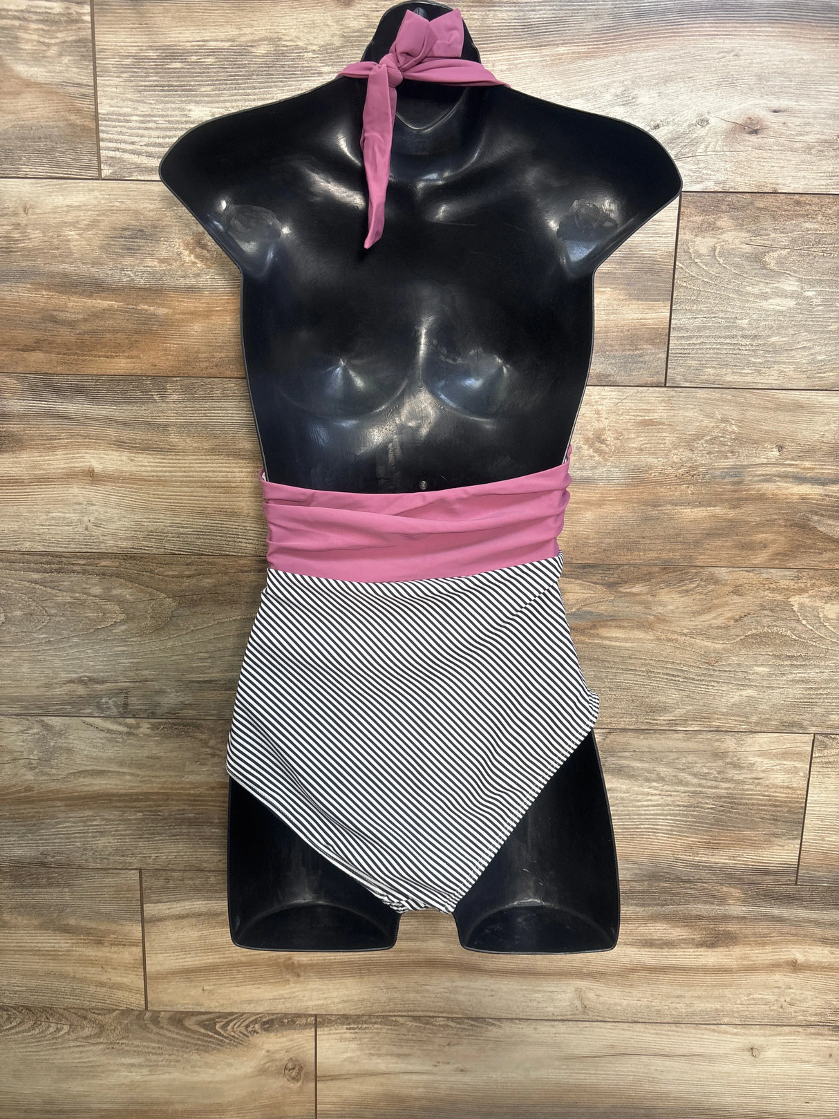 Maternity 1pc Halter Swimsuit Mauve sz Large