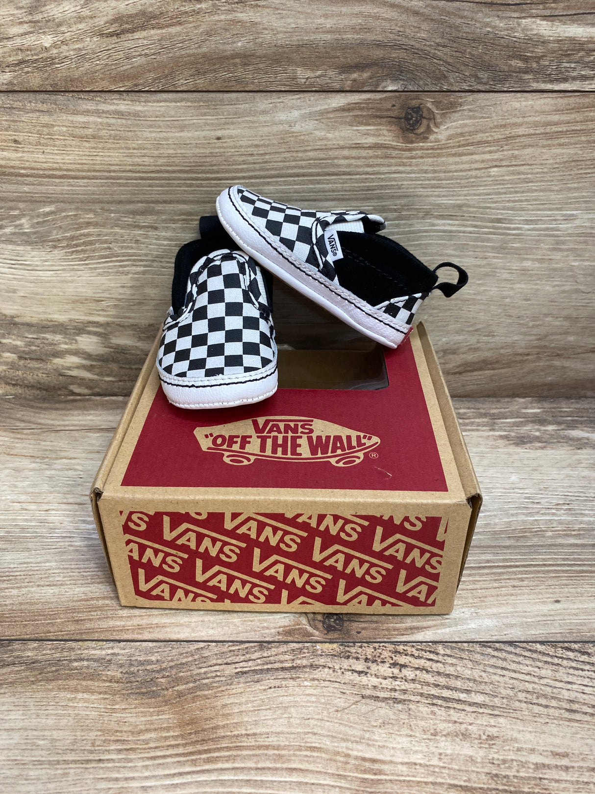 Vans Infant Slip-On V Crib Checkerboard sz 3c