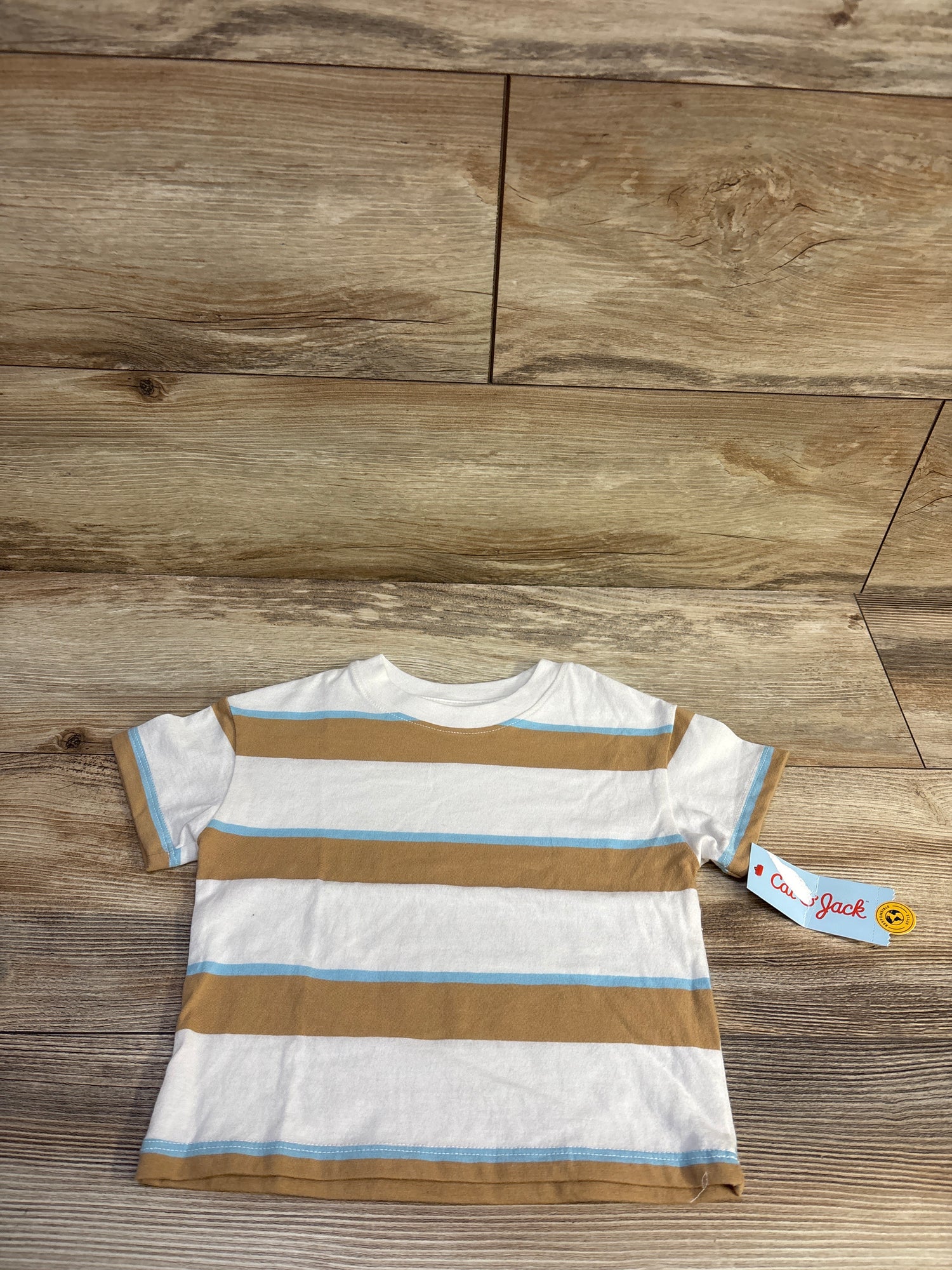 NEW Cat & Jack Striped Shirt White sz 12m