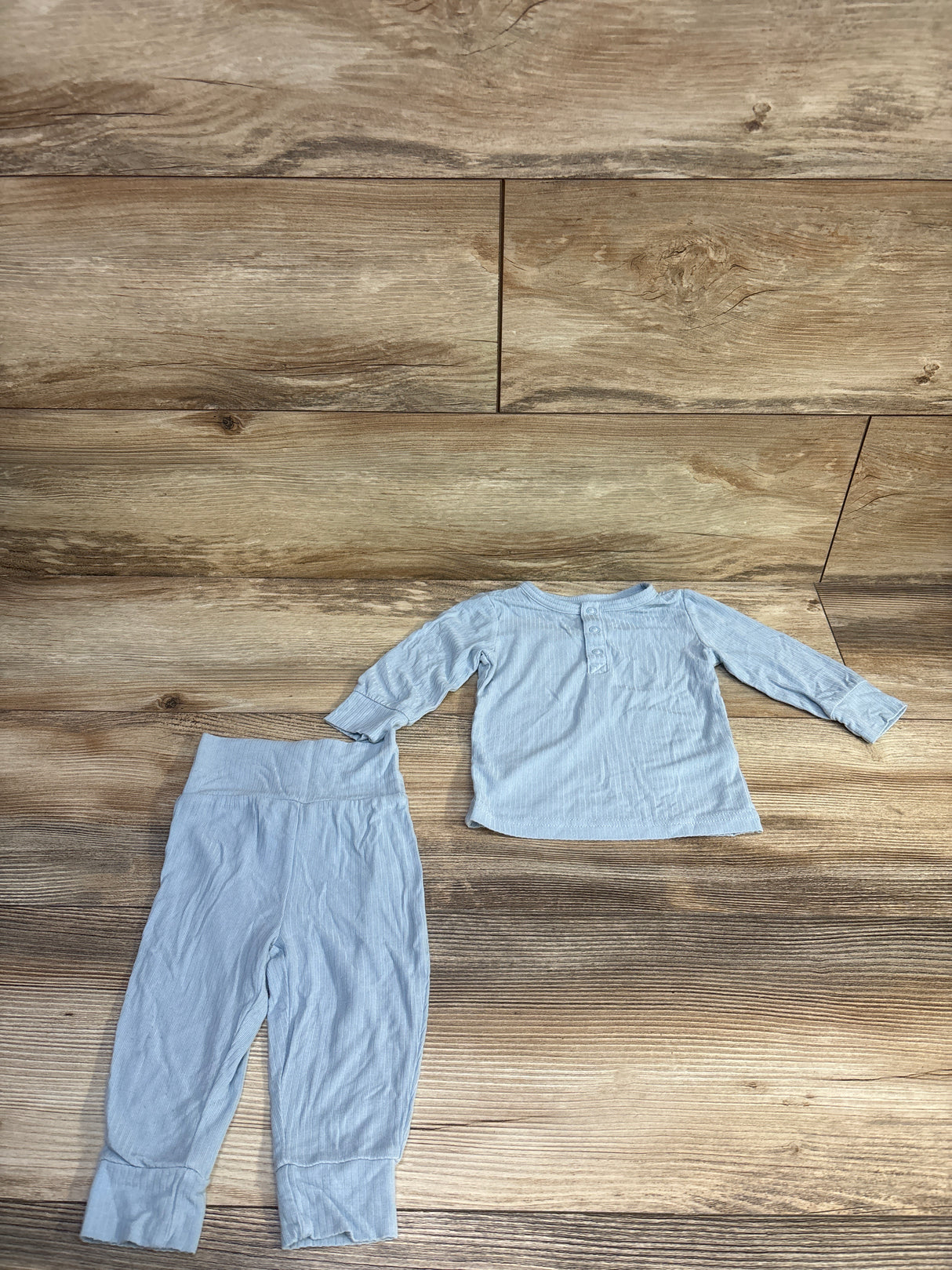 Carter's Purely Soft 2pc Henley Shirt & Pants Set Blue sz 6m