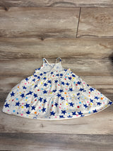 Cat & Jack Star Print Dress Cream sz 3T