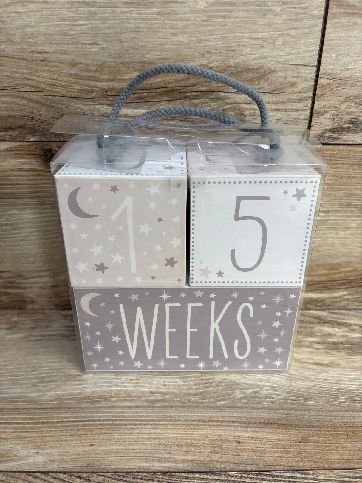 NEW My First Milestone Baby Age Blocks