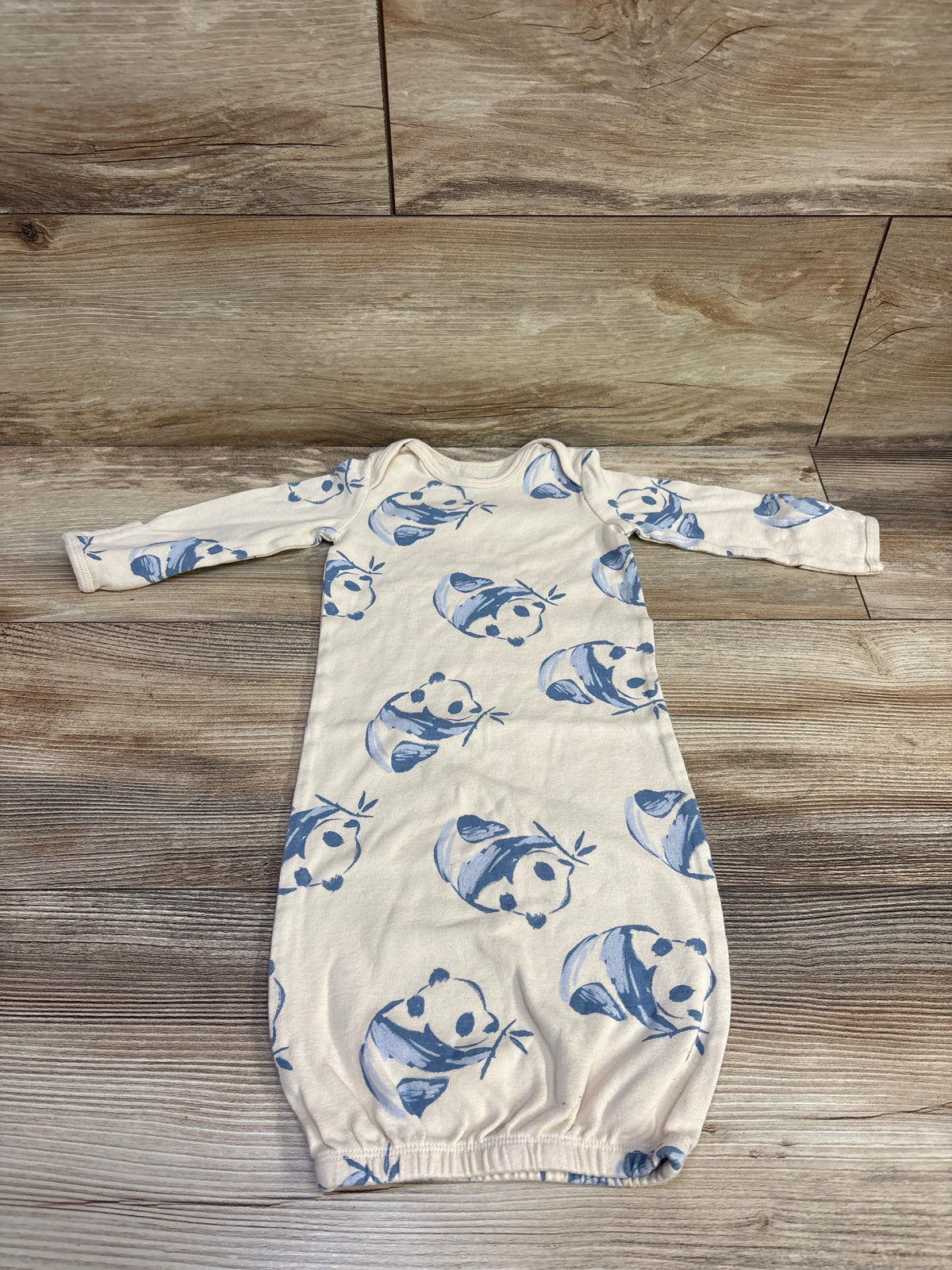 Carter's Panda Print Sleep Gown Ivory sz 3m