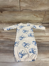 Carter's Panda Print Sleep Gown Ivory sz 3m