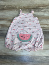 Carter's Watermelon Shortie Romper Pink sz 24m