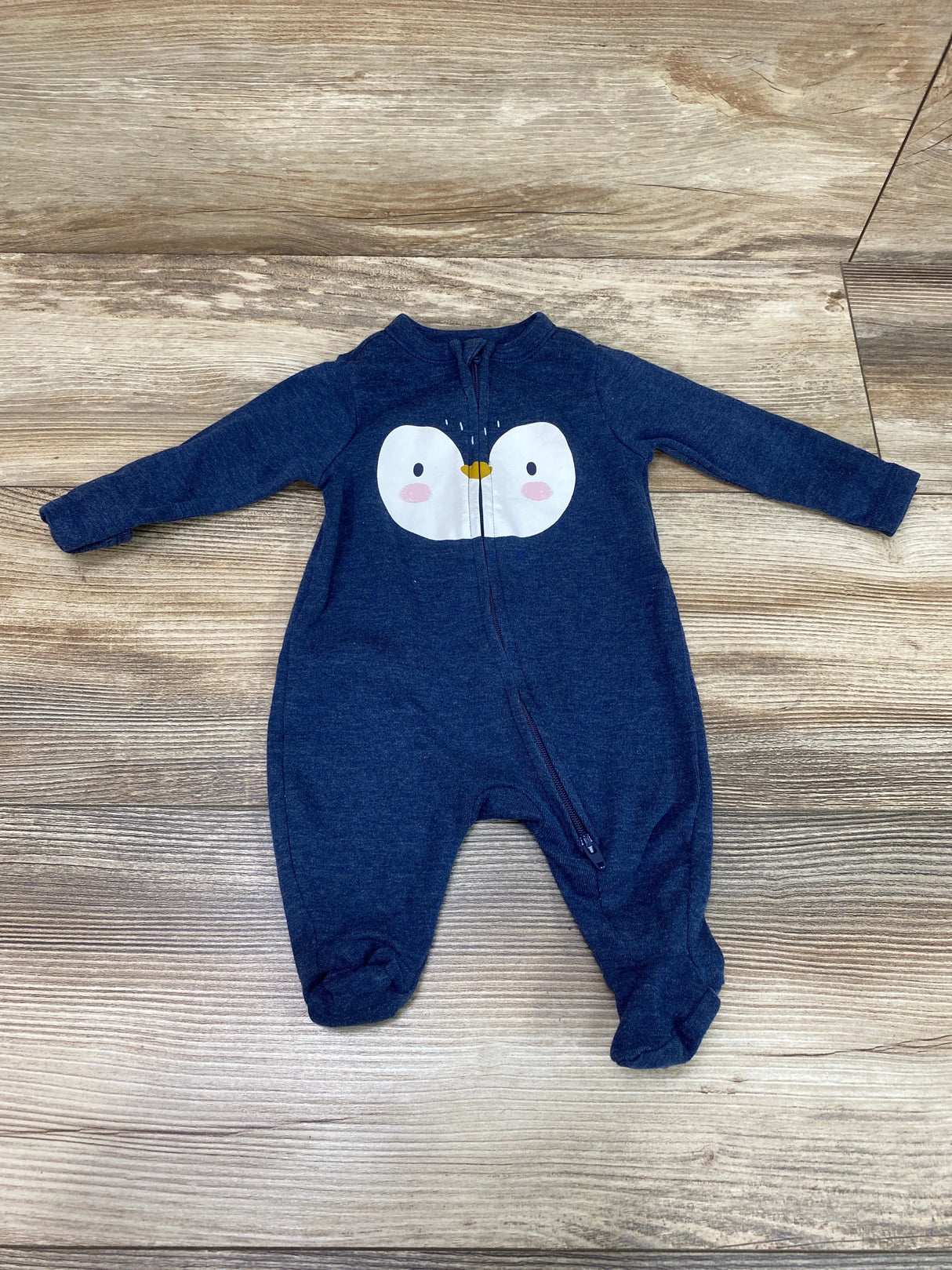 Old Navy Penguin Sleeper Blue sz Newborn