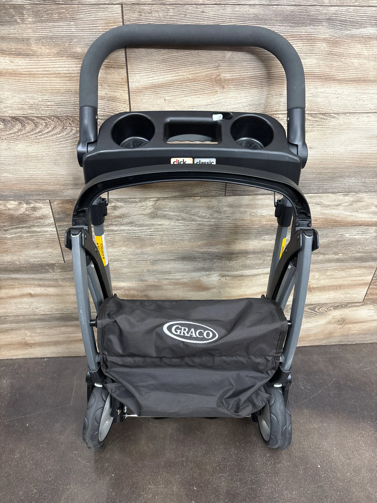Graco SnugRider Elite Infant Car Seat Frame Stroller - Black