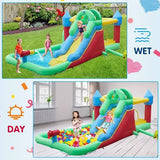 Bounce House with Water Slide and Air Blower