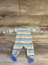Magnetic Me CloudStretch Footie in Striped White sz 0-3m