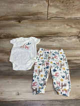 Baby Gear 2pc I Love Mommy Bodysuit & Pants White sz 6-9m - Me n Mommy To Be