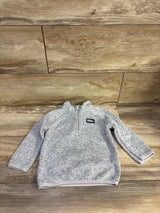 Eddie Bauer Half-Zip Fleece Pullover Sweatshirt Grey sz 2T