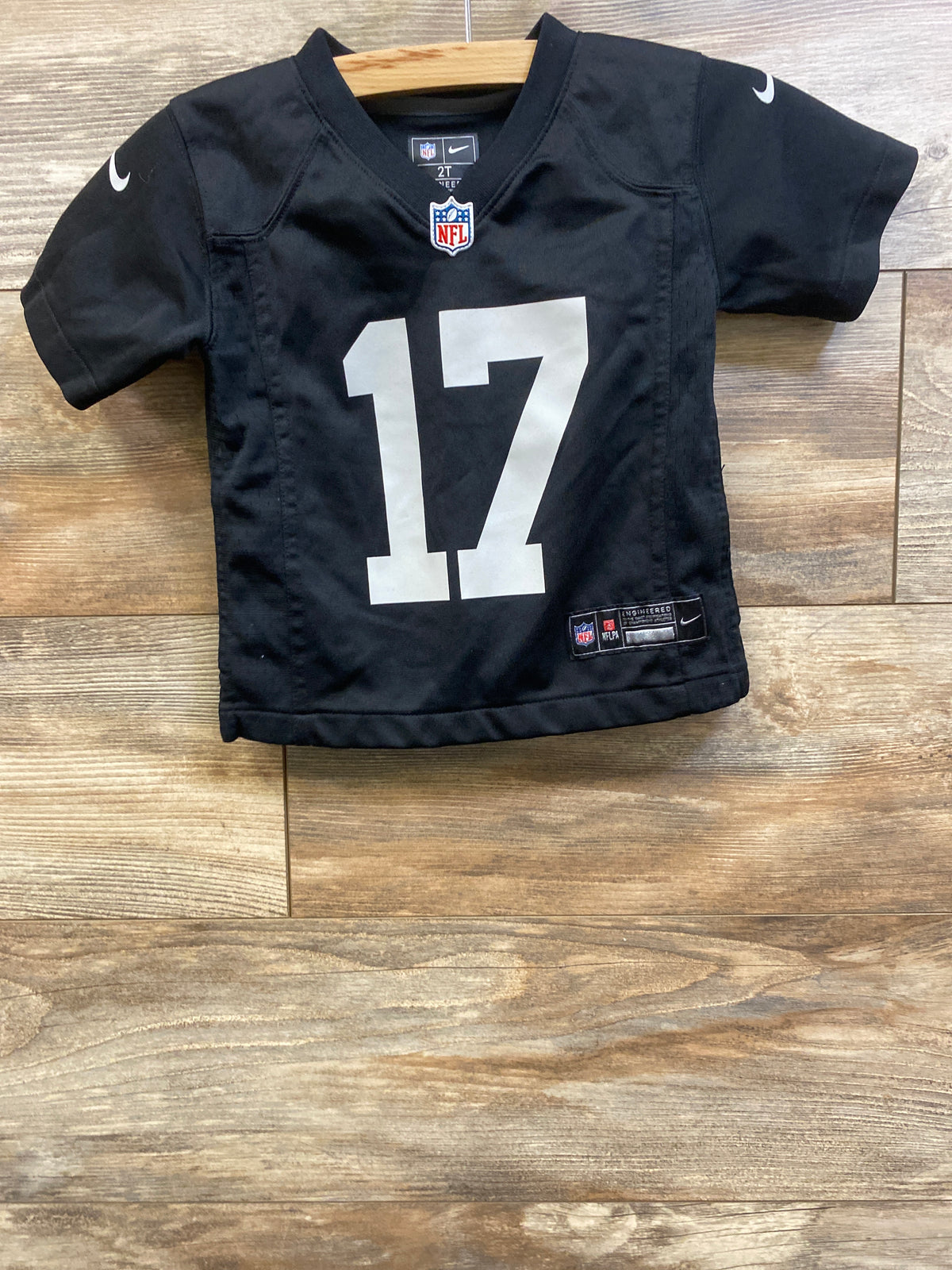 NFL Nike Las Vegas Raiders #17 Davante Adams Retired Jersey Black sz 2T